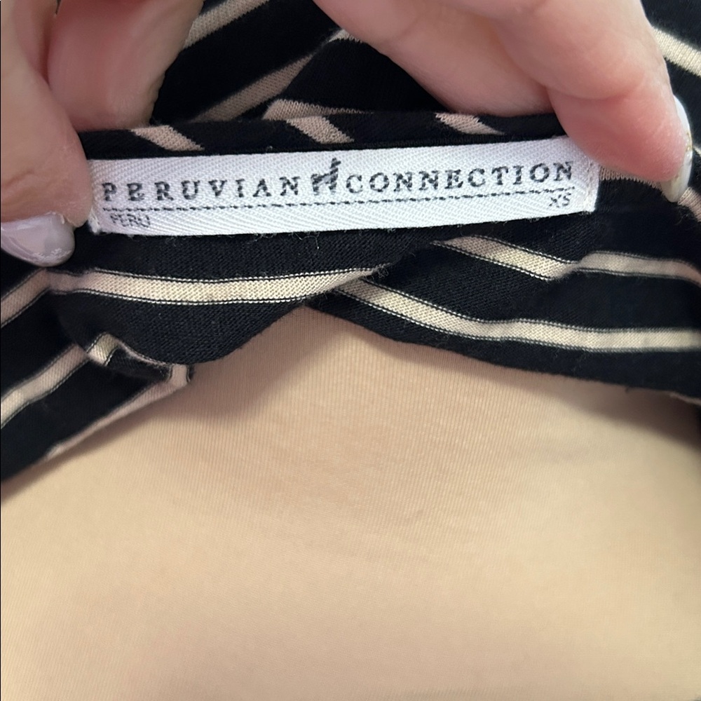 Peruvian Connection Striped Long Sleeve Maxi Dress - image 7